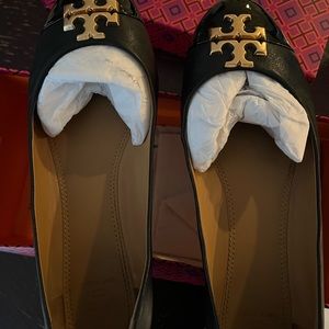 Black Tory Burch ballet flats- in great condition